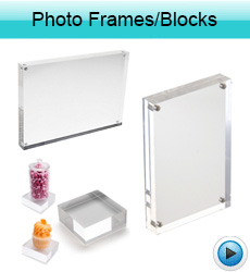 acrylic photo frames